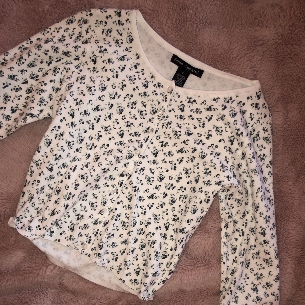 Soho Apparel Button Up Top
